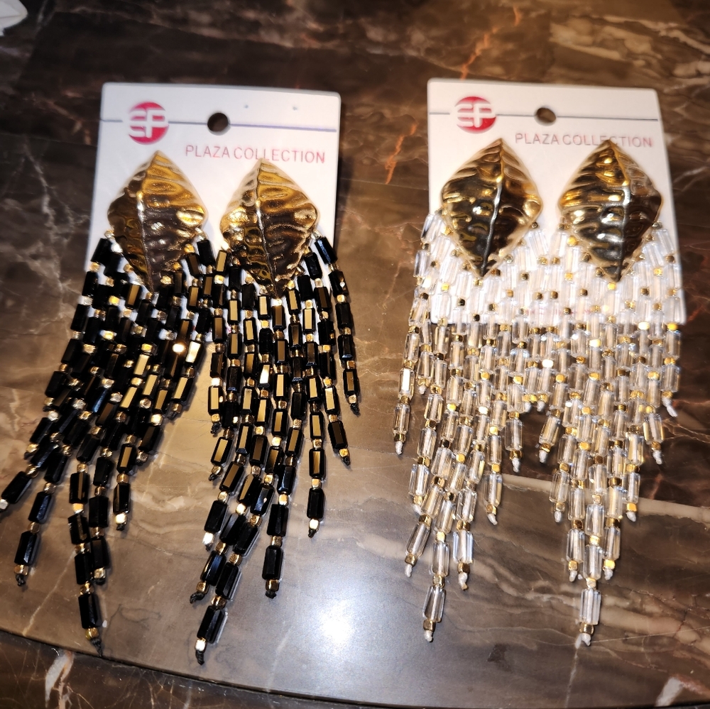 Two pair of earrings